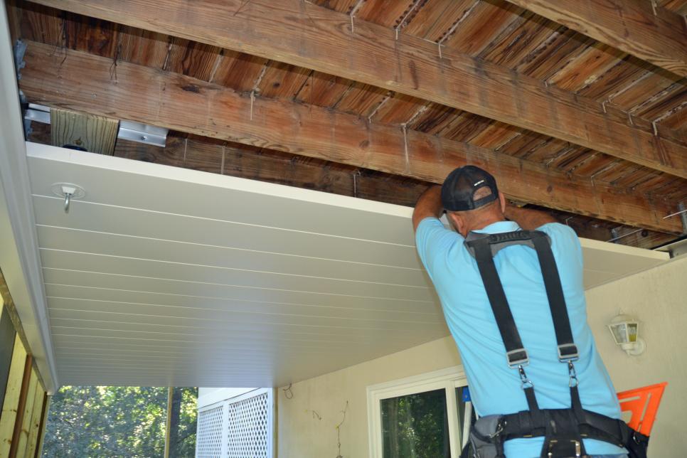 Under-Deck Roof Addition. Deck upgrades by Houston Remodeling
