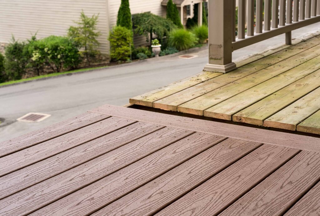 deck improvements & deck upgrades with composite decking by Houston Remodeling.