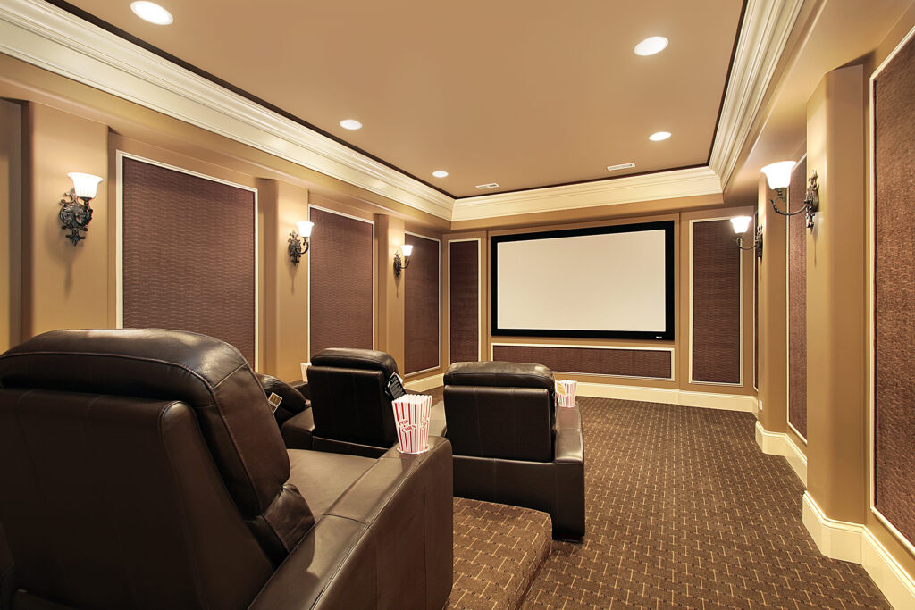Home Theater for Your Basement Renovations: Houston Remodeling Services - Your Omaha Basement Remodeling Contractor